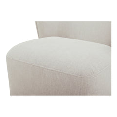 Larson Heather Grey Rolling Dining Chair - Ornate Home