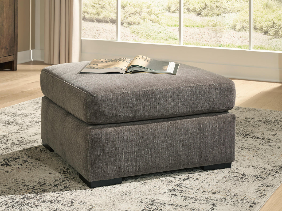 Larson Levee Espresso Oversized Accent Ottoman - Ornate Home