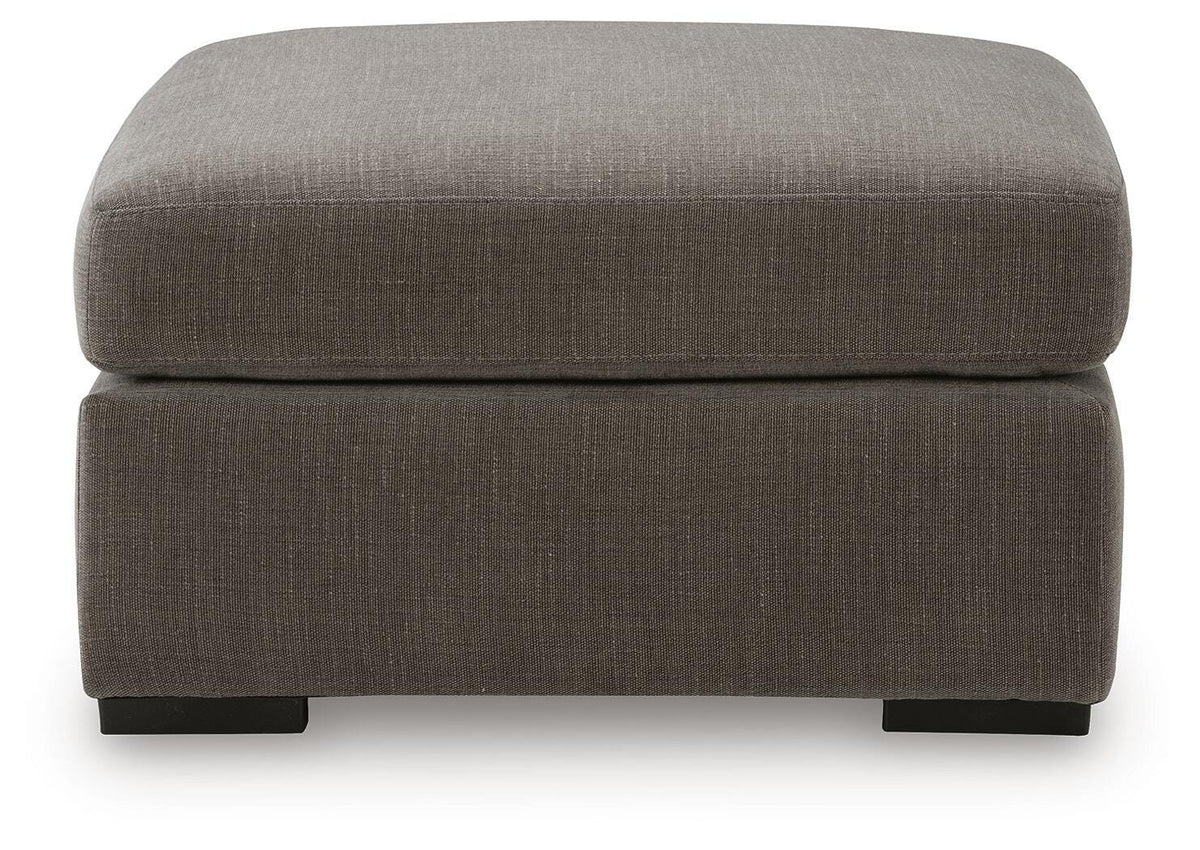 Larson Levee Espresso Oversized Accent Ottoman - Ornate Home