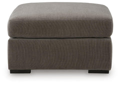 Larson Levee Espresso Oversized Accent Ottoman - Ornate Home