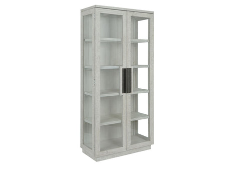 Larson White Tall Cabinet - Ornate Home