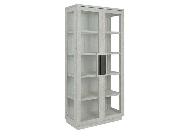 Larson White Tall Cabinet - Ornate Home