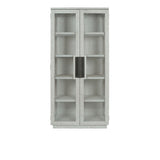 Larson White Tall Cabinet - Ornate Home