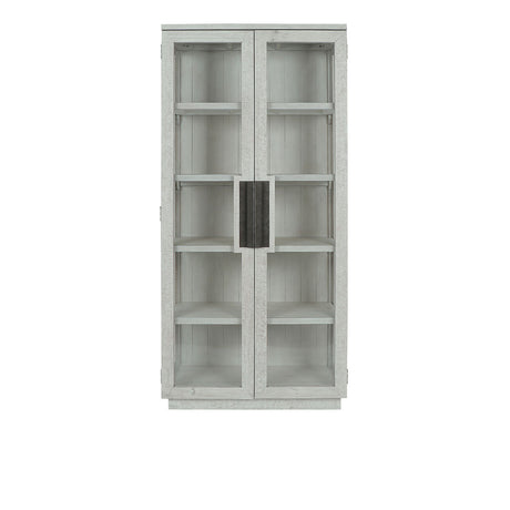 Larson White Tall Cabinet - Ornate Home
