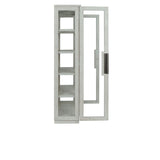 Larson White Tall Cabinet - Ornate Home