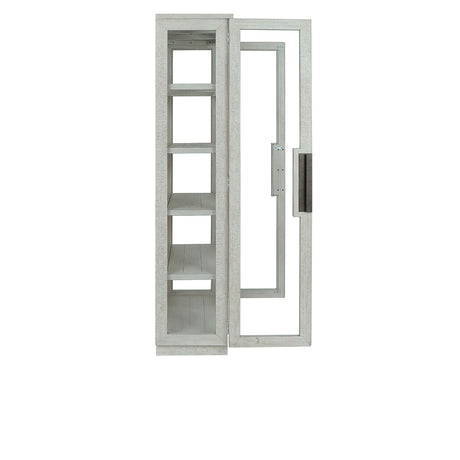 Larson White Tall Cabinet - Ornate Home