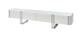 Larvik Silver/White TV Stand - Ornate Home