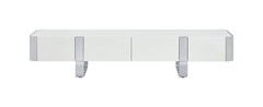 Larvik Silver/White TV Stand - Ornate Home
