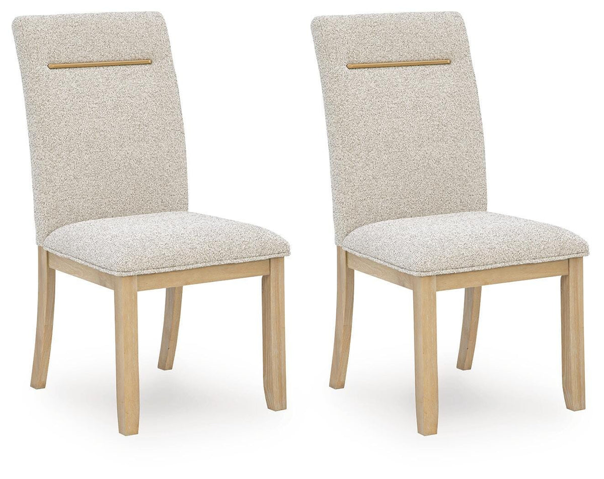 Lasinger Light Brown Dining UPH Side Chair (Set of 2) - Ornate Home