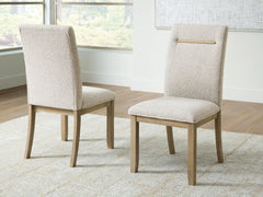 Lasinger Light Brown Dining UPH Side Chair (Set of 2) - Ornate Home