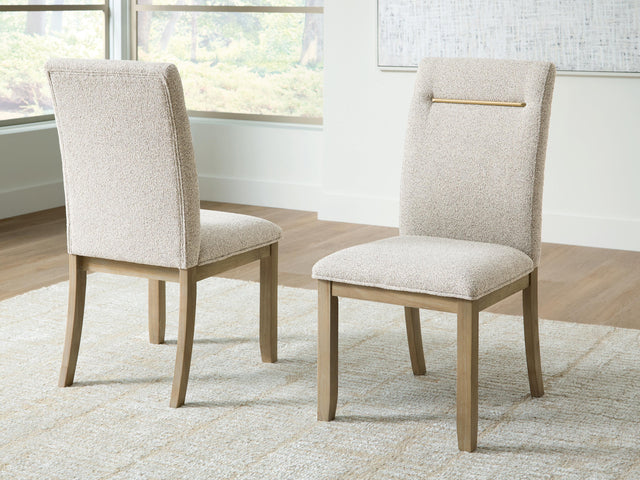 Lasinger Light Brown Dining UPH Side Chair (Set of 2) - Ornate Home
