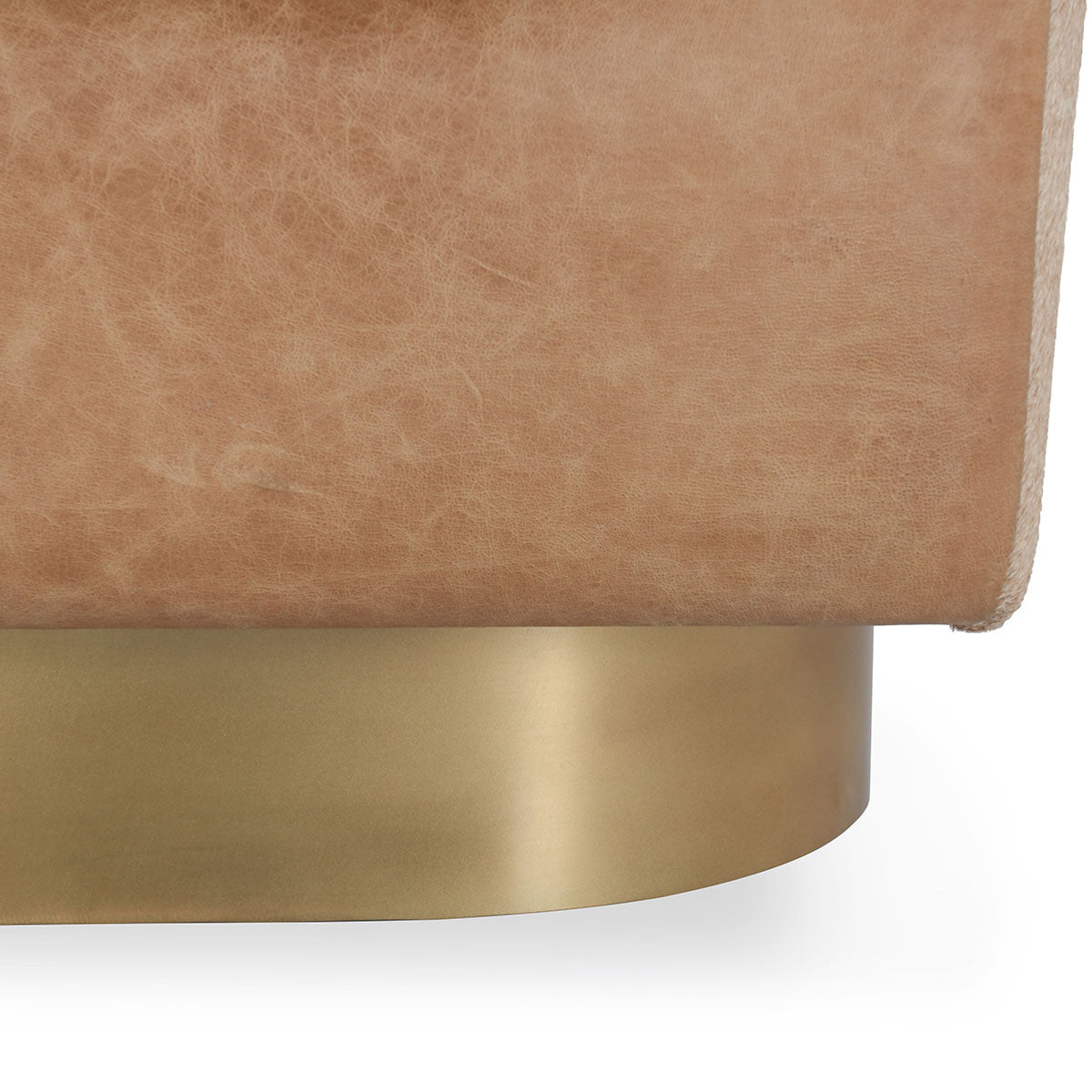 Lathe Chestnut Brown/Blonde Accent Chair - Ornate Home