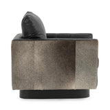 Lathe Onyx Black Accent Chair - Ornate Home