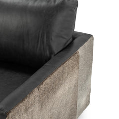 Lathe Onyx Black Accent Chair - Ornate Home