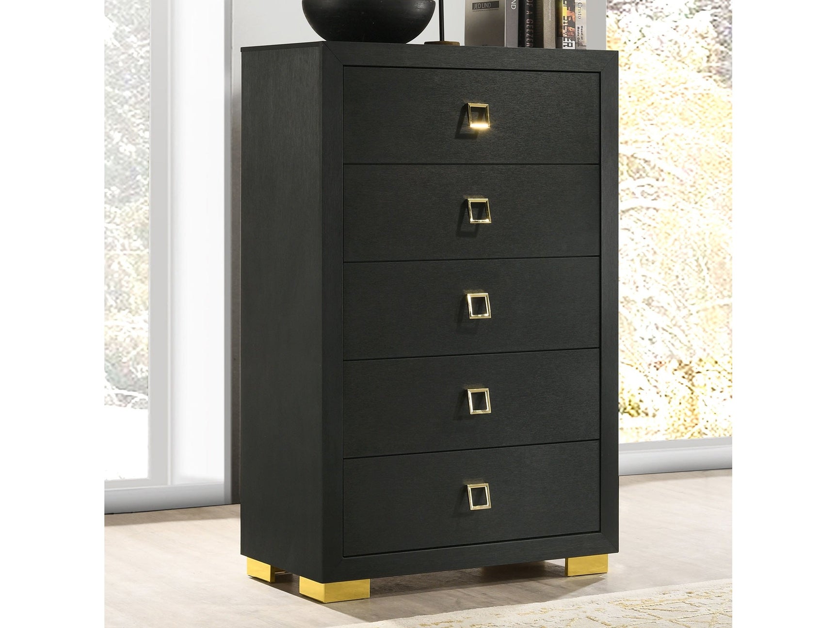 Latimer Black Chest - Ornate Home