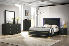 Latimer Black Full Bed - Ornate Home