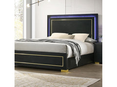 Latimer Black Full Bed - Ornate Home
