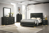 Latimer Black Nightstand - Ornate Home