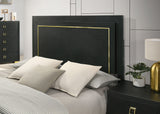 Latimer Black Queen Bed - Ornate Home