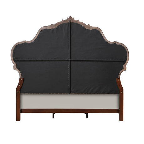 Latisha Oak Eastern King Bed - Ornate Home