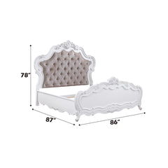 Latisha Oak Eastern King Bed - Ornate Home