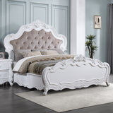 Latisha Oak Eastern King Bed - Ornate Home
