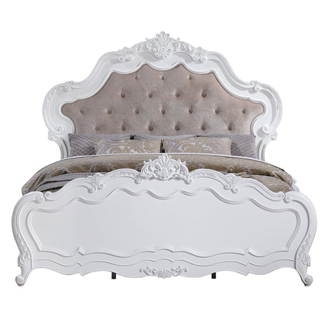 Latisha Oak Eastern King Bed - Ornate Home