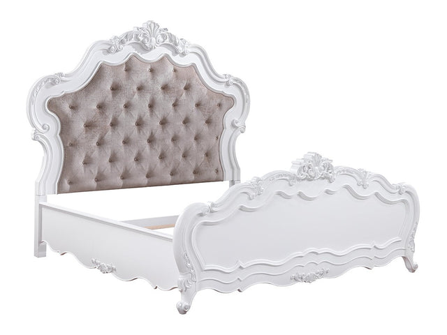 Latisha Oak Eastern King Bed - Ornate Home