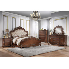 Latisha Oak Queen Bed - Ornate Home