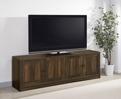 Laughlin Dark Pine 78" TV Stand - Ornate Home