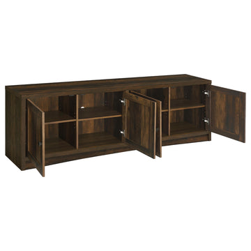 Laughlin Dark Pine Entertainment Center - Ornate Home