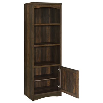 Laughlin Dark Pine Media Tower - Ornate Home