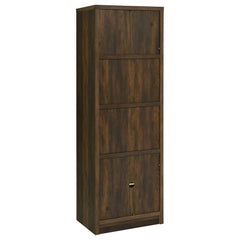Laughlin Dark Pine Media Tower - Ornate Home