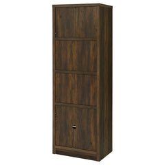 Laughlin Dark Pine Media Tower - Ornate Home