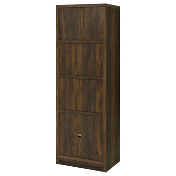 Laughlin Dark Pine Media Tower - Ornate Home