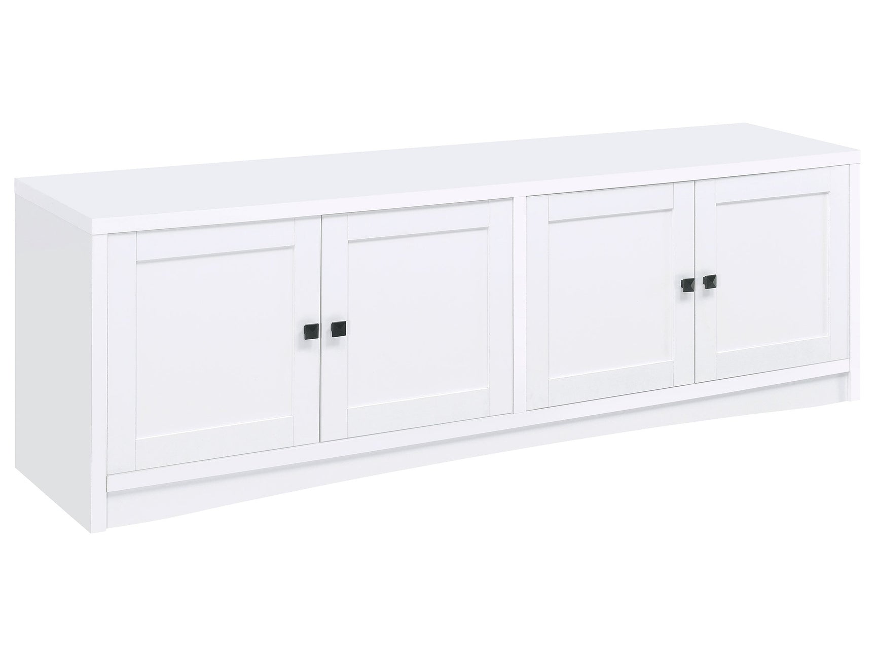 Laughlin White 78" TV Stand - Ornate Home