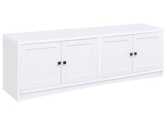 Laughlin White 78" TV Stand - Ornate Home