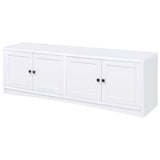 Laughlin White 78" TV Stand - Ornate Home