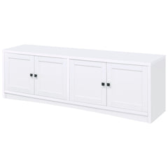 Laughlin White 78" TV Stand - Ornate Home