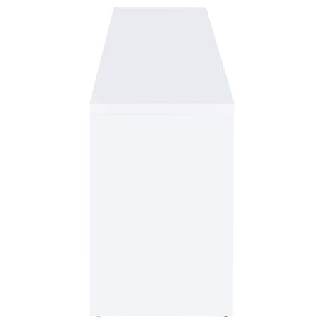 Laughlin White 78" TV Stand - Ornate Home