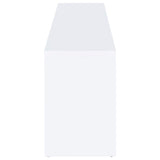 Laughlin White 78" TV Stand - Ornate Home