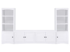 Laughlin White Entertainment Center - Ornate Home