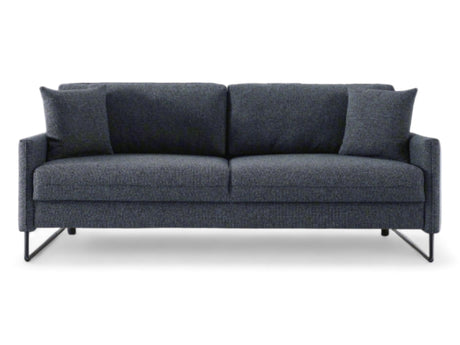 Laura Navy Blue 3 Seat Convertible Sofa - Ornate Home