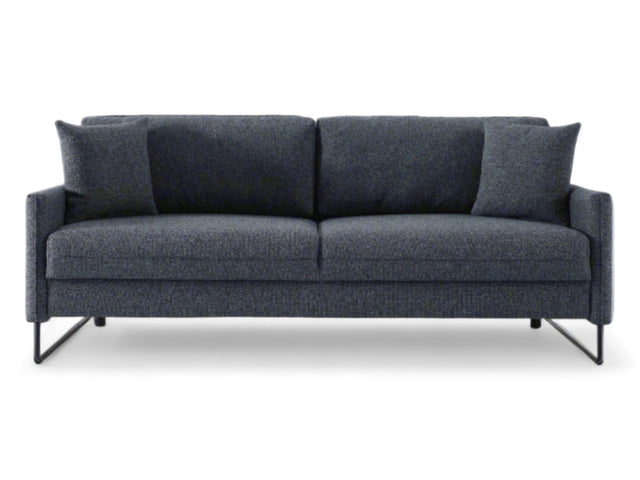 Laura Navy Blue 3 Seat Convertible Sofa - Ornate Home