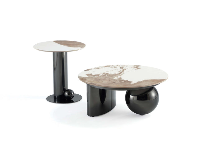 Laurel Coffee Table and End Table in Black (set of 2) - Ornate Home