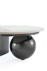 Laurel Coffee Table and End Table in Black (set of 2) - Ornate Home