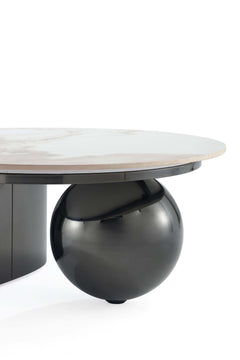 Laurel Coffee Table and End Table in Black (set of 2) - Ornate Home
