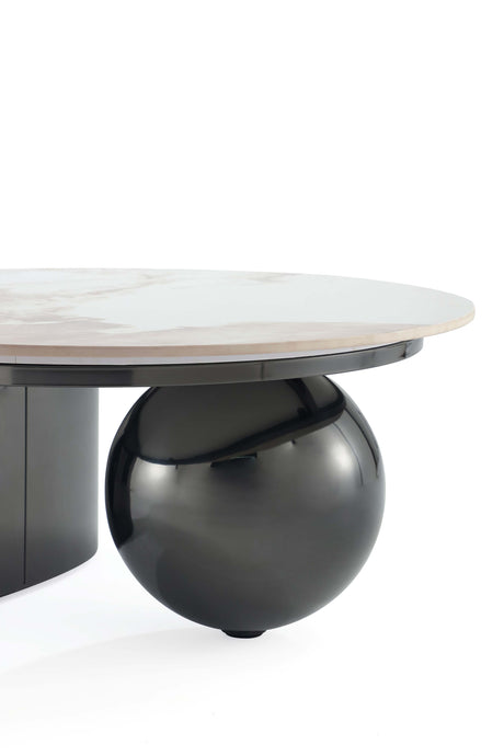 Laurel Coffee Table and End Table in Black (set of 2) - Ornate Home