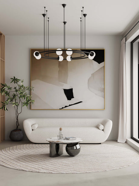 Laurel Coffee Table in Black - Ornate Home