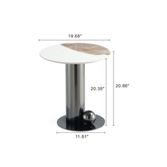 Laurel End Table in Black - Ornate Home
